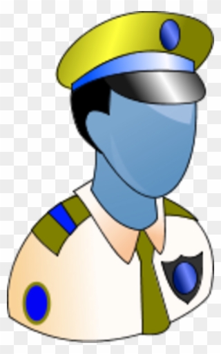 Vector Clip Art - Police Man - Png Download
