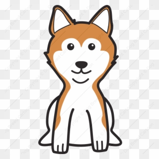 Shiba Inu - Jindo Cartoon Clipart