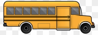 Cute School Bus Clip Art Free Clipart Images - School Bus Transparent Background - Png Download