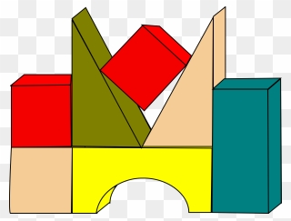 Blocks Clip Art Clipart Toy Block Clip Art - Building Blocks Clipart - Png Download