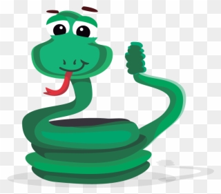 This Cartoon Rattlesnake Clip Art Is Licensed Under - Rattle Snake Clip Art - Png Download