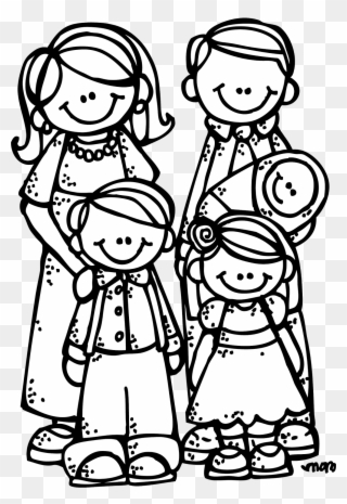 Military Clip Art Free - Family Portrait For Coloring - Png Download