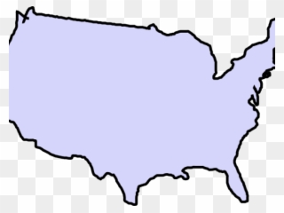 Map Of America Clip Art - Png Download