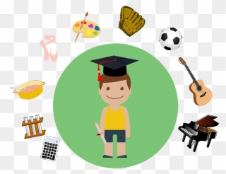 Extracurricular Activity Cliparts - Extra Curricular Activities Cartoon - Png Download