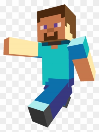 Courtroom Cartoon - Steve From Minecraft Clipart