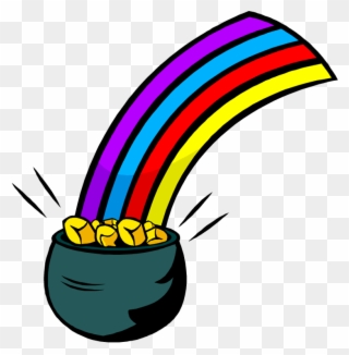 Fun In Marriage - Rainbow With A Pot Clipart