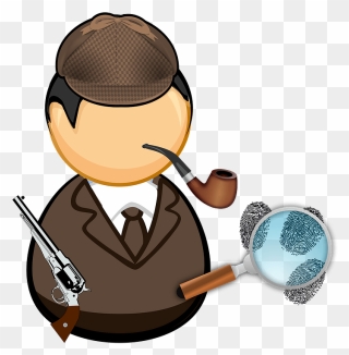 Sherlock Holmes Detective Private Investigator Computer - นักสืบ การ์ตูน Png Clipart
