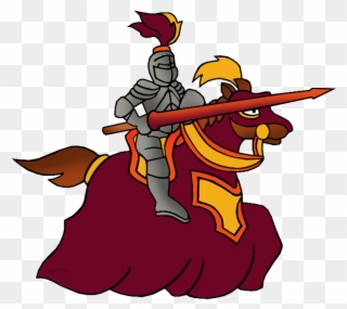 History Clipart Joust - Middle Ages Knights Clipart - Png Download