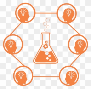 Innovation Trough Collaborative Research And Development - Research And Development Orange Clipart