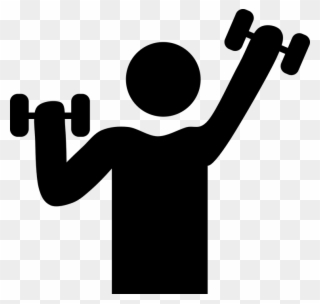Fitness Clipart - Exercising Clipart Png Transparent Png