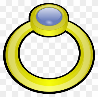 Golden Ring With Gem Clip Art At Vector Clip Art Clipartcow - Ring Clip ...