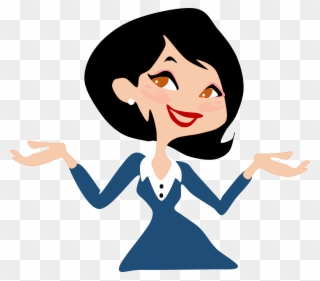 Working - Happy Woman Clipart Png Transparent Png