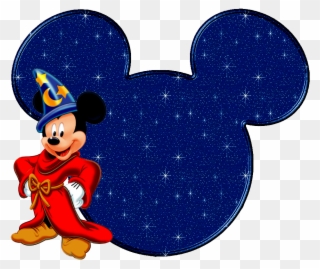 Mickey Mouse Clip Art Silhouette Free Clipart Images - Mickey Mouse Ears Blue - Png Download