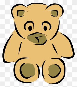 Teddy Bear Clipart Black And White - Teddy Bear Clip Art - Png Download
