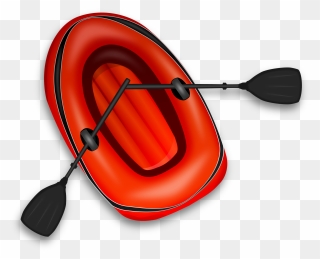 Boat Free To Use Clip Art - Rubber Boat Clip Art - Png Download