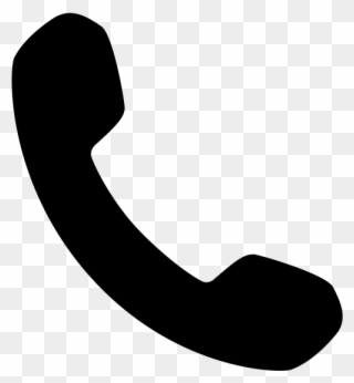 Clipart Of Phone Handset - Phone Icon Svg - Png Download
