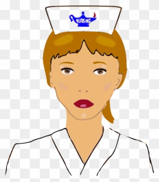 Nurse Cap Clip Art - Nurse Cartoon Transparent Background - Png Download