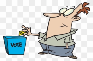 Presidential Officers Clipart - Voting Cartoon Png Transparent Png