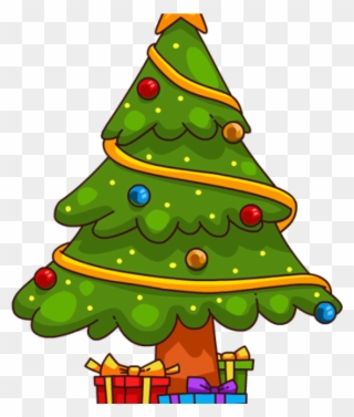 Clip Art Christmas Tree You Can Use This Cute Cartoon - Cute Christmas Trees Drawing - Png Download