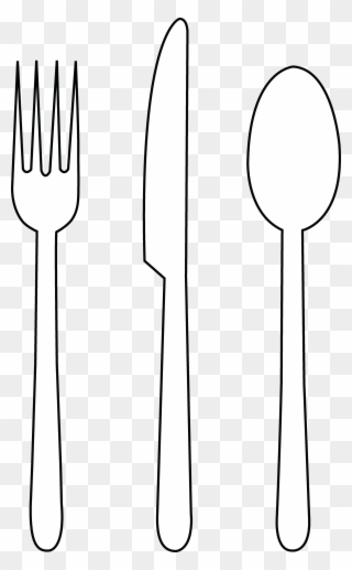 Fork Spoon Clip Art Clipart Free To Use Resource Clipartbarn - White Fork And Knife Vector - Png Download
