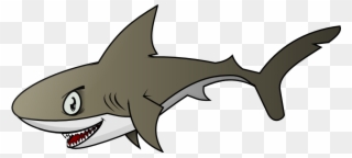 Graphic Royalty Free Anger Clipart Shark - Tiburon Caricatura Sin Fondo - Png Download