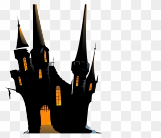 Creepy Clipart Haunted Palace - Happy Halloween Phone Case - Iphone 4/4s - Png Download