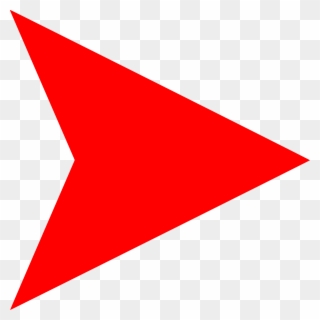 Download Red Arrow Right Png Clipart Arrow Clip Art - Triangle Flag Svg Transparent Png