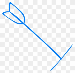 Embedded Blue Arrow Tail Down Right Svg Clip Arts 600 - Png Download