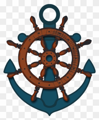 Wheel Clipart Sailboat - 海賊王的信賴力:草帽小子魯夫贏得夥伴衷心信賴的絕招 - Png Download