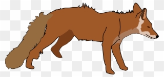 Red Fox - Brown Fox Clipart - Png Download