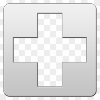 Medical Symbol Cross Clipart Image - Medical Symbol Black And White - Png Download