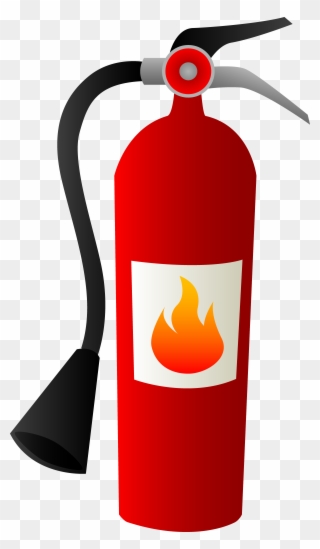 Kitchen Fire Safety Clip Art - Fire Extinguisher Clipart - Png Download