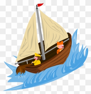 Water Boat Cliparts - Boat Sailing Clipart - Png Download