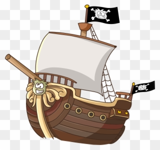 Sailing Ship Clipart Animated - Club Penguin - Png Download
