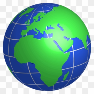 Earth Free To Use Clipart - Africa Globe Clipart - Png Download