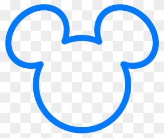 Graphic Download Line Mickey Mouse The Walt Company - Mickey Mouse Symbol Clipart
