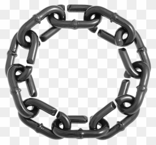 Chain Link Circle Clipart - Chains In A Circle Png Transparent Png