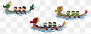 Dragon Boat Festival Bateau-dragon - Dragon Boating Png Clipart