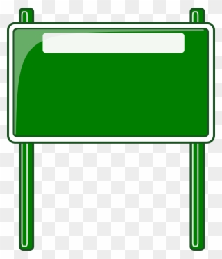 Png Library Board Clip Message - Blank Road Sign Transparent