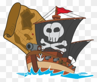 Pirate Ship Drawing Computer Icons Silhouette - Pirate Ship Clipart Png Transparent Png