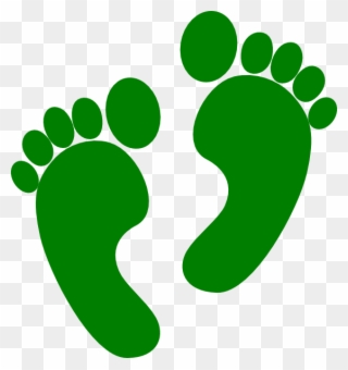 How To Set Use Green Feet Right Foot Forward Clipart - Green Foot Symbol Png Transparent Png