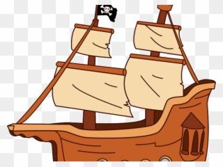 Old Sailing Ships Clipart Pirate Ship - Pirate Ship Clip Art - Png Download