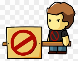 Right Clipart Protester - Protester Png Transparent Png