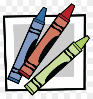 Autumn Clip Art Border - 3 Crayons Clip Art - Png Download