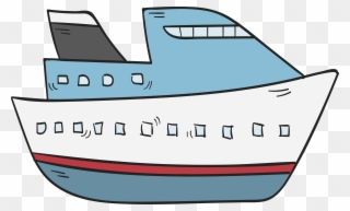 Cruise Drawing Water Transportation - Drawing Of Water Transport Clipart