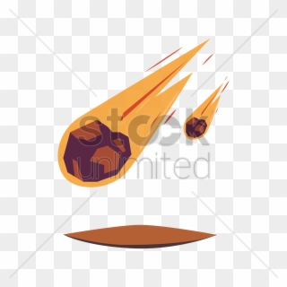 Clipart Royalty Free Stock Asteroid Clipart Blue Fireball - Clip Art - Png Download