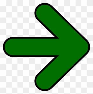 Green Arrow To The Right Clipart