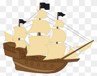 Vector Ship Illustrations And Clip Art 5926 Stock - Ship Cartoon Transparent Background - Png Download