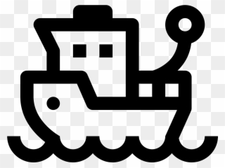 Moored Boat Icon - Icon Clipart