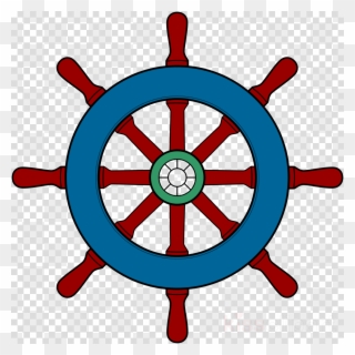 Boat Wheel Clipart Ship's Wheel Boat Clip Art - Boat Steering Wheel Clipart - Png Download